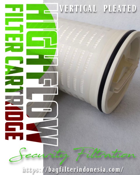 Vertical Pleated High Flow Filter Cartridge 100 Micron 40 and 60 inch Vertical Pleated High Flow Filter Cartridge 100 Micron 40 and 60 inch