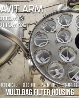 stainless steel multi bag filter housing davit armisi 6 8 10 12 bag