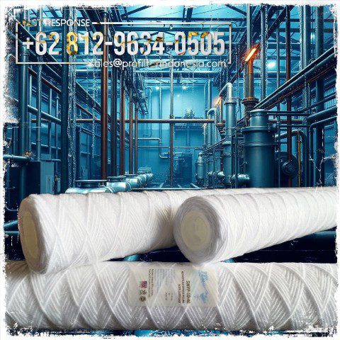 string wound cartridge filter benang swpp