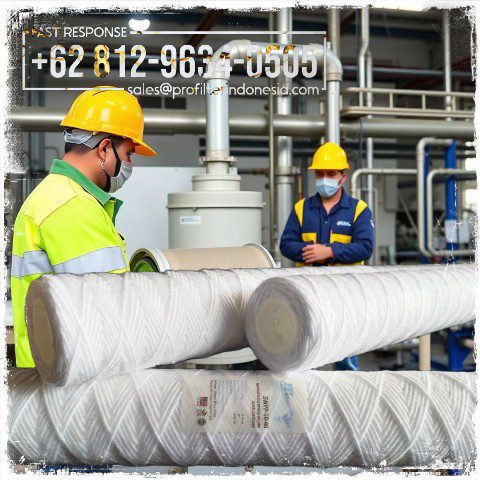 string wound filter cartridge benang