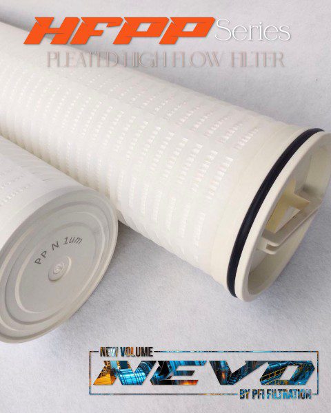 hfpp pleated high flow filter cartridge 40 60 inch type pall